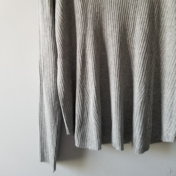 BP. Nordstrom Heather Gray Easy Ribbed Sweater Crew Neck 1X - Picture 7 of 10